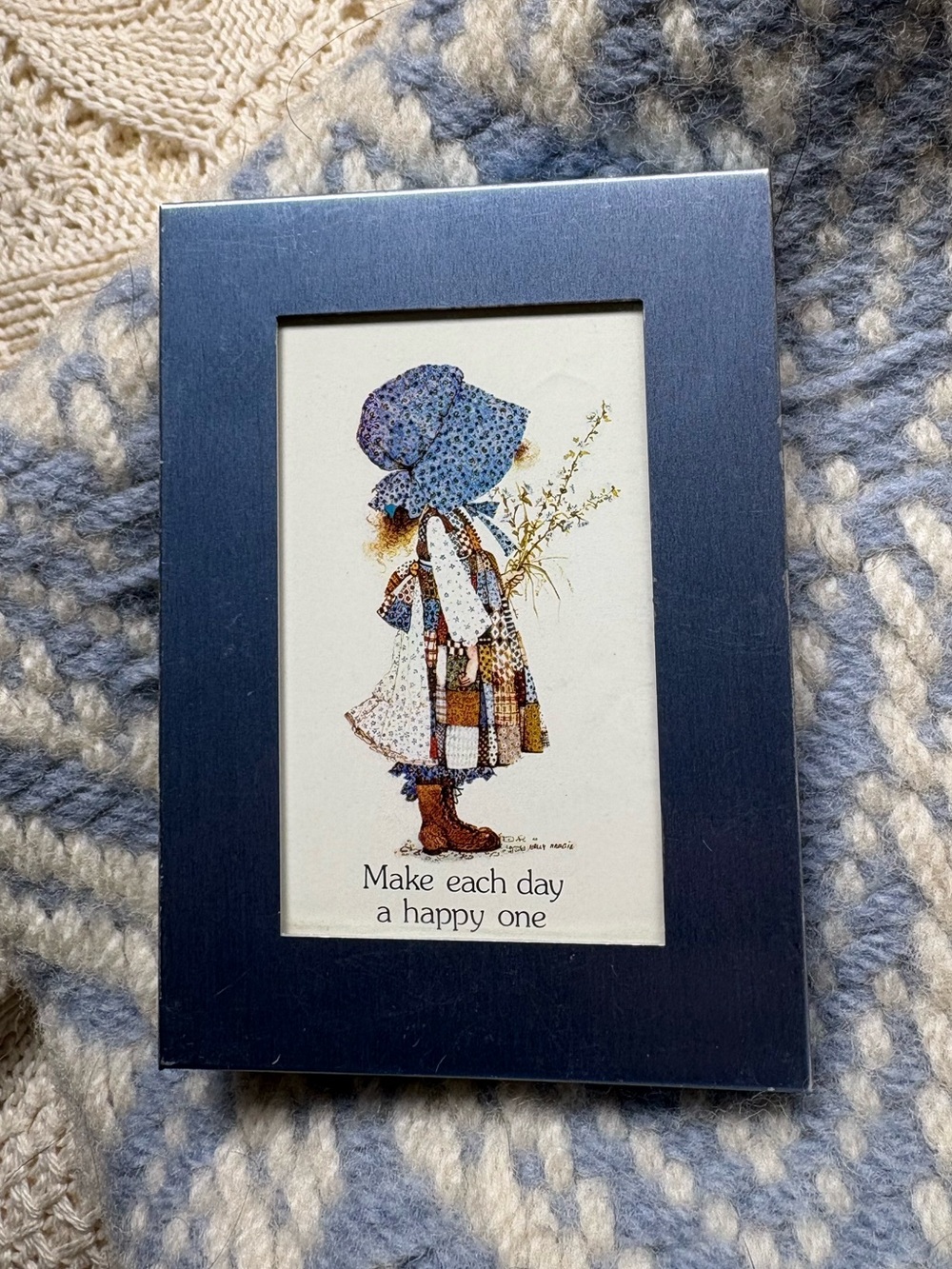 Holly Hobbie Vintage Picture 1970s Country Cute Inspirational Happy Sweet